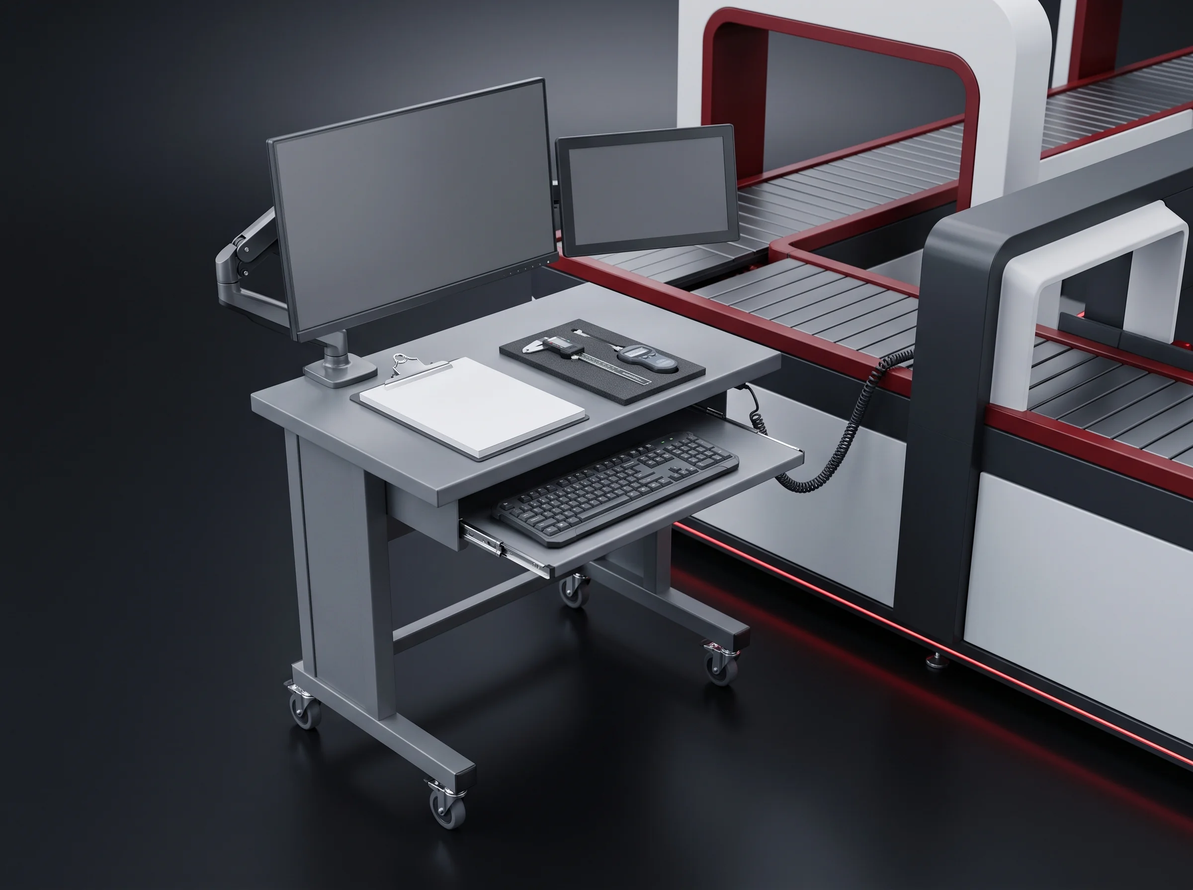 Site acceptance record desk where the 8-hour run at target takt and the 99 percent yield are signed
