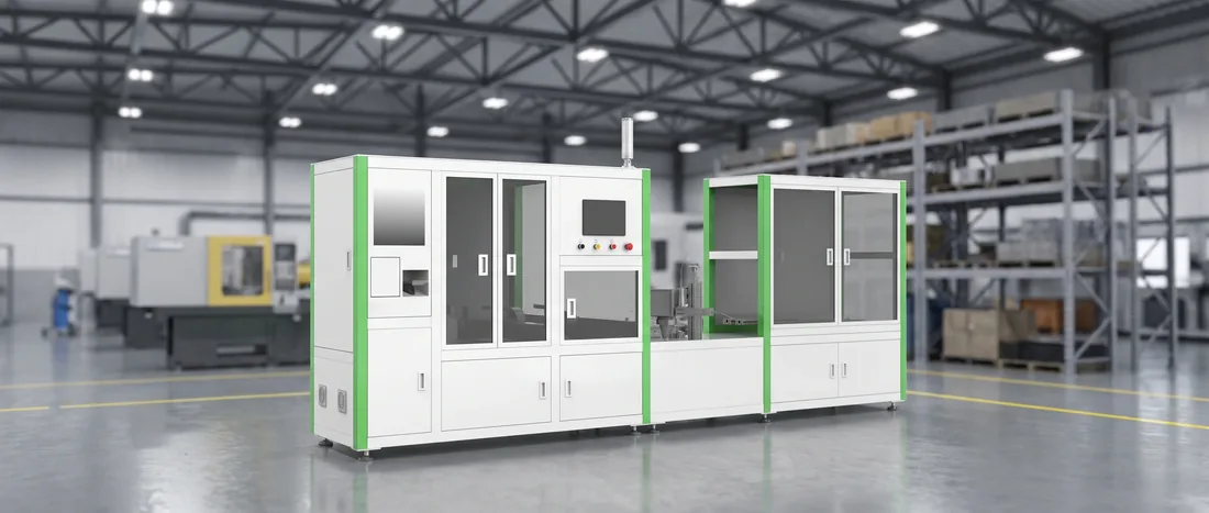 Enclosed process cells along the module segment