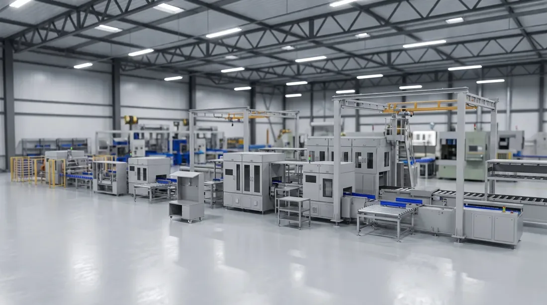 Complete set of cells leaving the sorting station